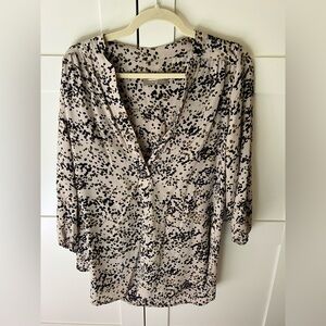 Silk tunic style blouse